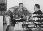 KEPALA DESA WATUMEREMBE PAPARKAN PELAKSANAAN PROGRAM KERJA SAAT DITEMUI AWAK MEDIA