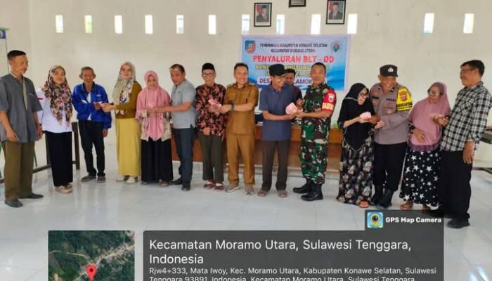 Pemerintah Desa Matalamokula Salurkan BLT-DD Tahap I Tahun 2025