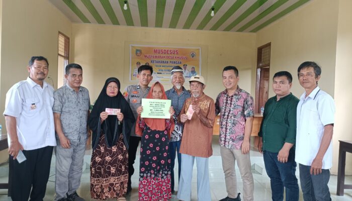 PEMDES PUUNDOHO KEMBALI MENYALURKAN BLT-DD TAHAP I TAHUN 2025 KEPADA 29 KPM.