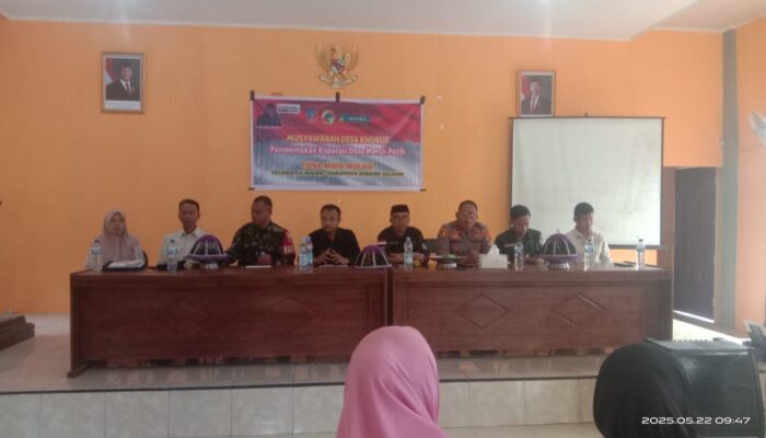 KOPDes Merah putih Desa Mata Wolasi Resmi dibentuk Pengurus, Kades Dorong Kemandirian Ekonomi Warga