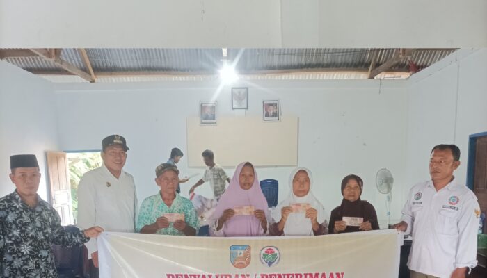 Sebanyak 23 KPM Menerima BLT -DD,” Harapan Kades Mateupe di Manfaatkan Sebaik-baiknya