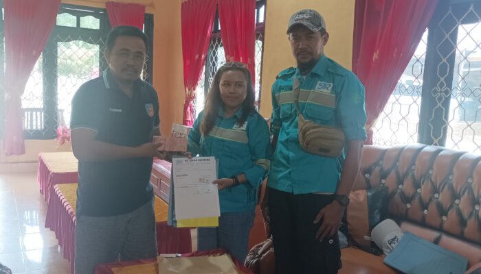 Pemdes Kiaea Kecamatan Palangga Menerima Dana Comndev dari PT.Jagad Raya Tama, Kades Fokus Pada Sarana Olahraga Desa