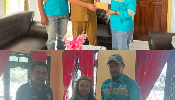 Pemerintah Kecamatan Palangga dan Desa Kiaea menerima Dana Comndev dari PT.Jagad Raya Tama