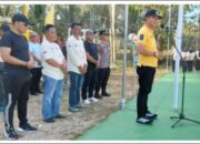Bupati Konawe Selatan Irham Kalenggo Membuka Tournament Volly Ball Ariano Cup II di Desa Koeono, Bupati Ingatkan Selalu Menjaga Sportifitas