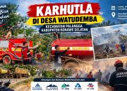 Sinergi Pemerintah Melalui Damkarmat Konawe Selatan dan Perusahaan, Kebakaran Lahan di Desa Watudemba Berhasil Dipadamkan
